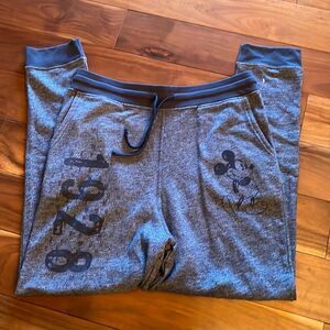 NWOT Disney Mens Jogger Mickey Mouse 1928 Sweatpants - XL
